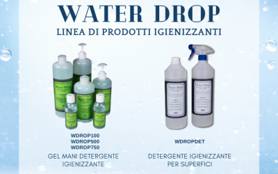 IGIENIZZANTI MANI E SUPERFICI WATER DROP